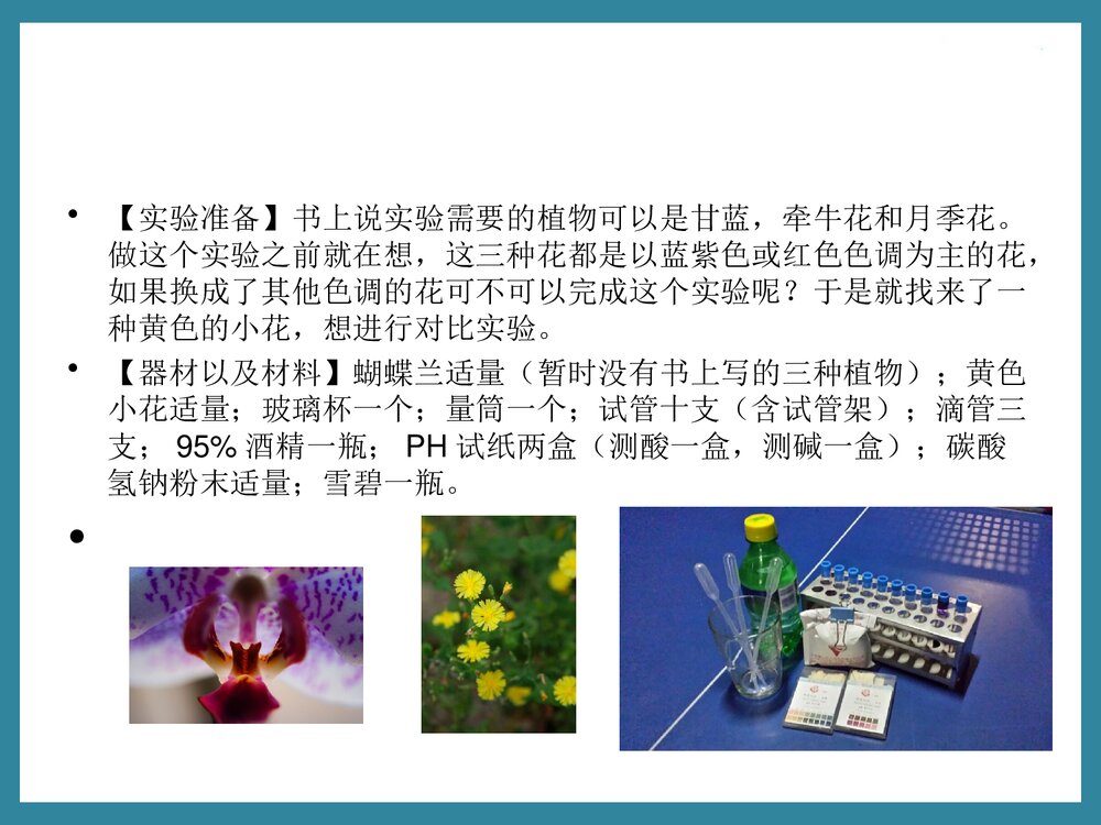 初三化学实验报告·自制酸碱指示剂PPT课件下载3