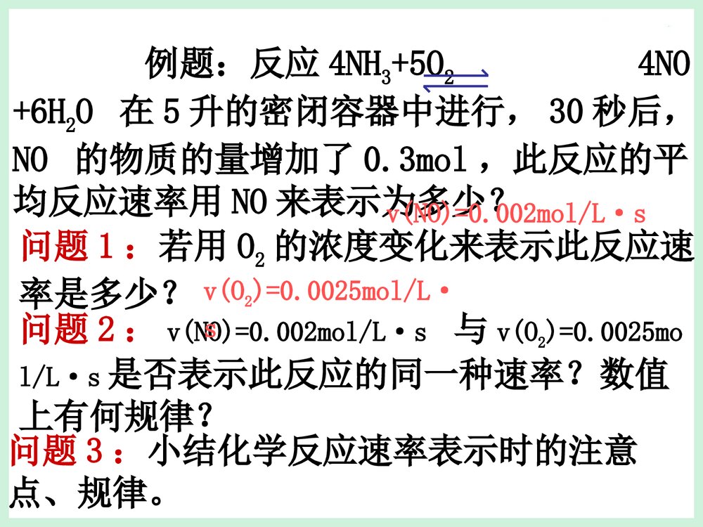 高二化学选修4化学反应速率PPT课件下载5