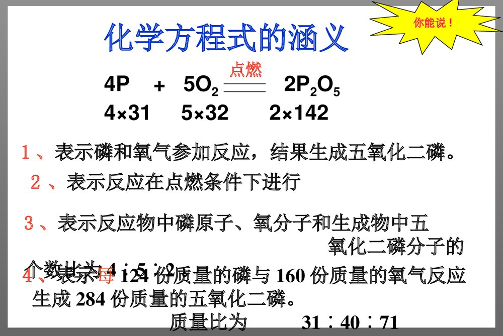 《化学方程式》化学必修PPT课件下载7