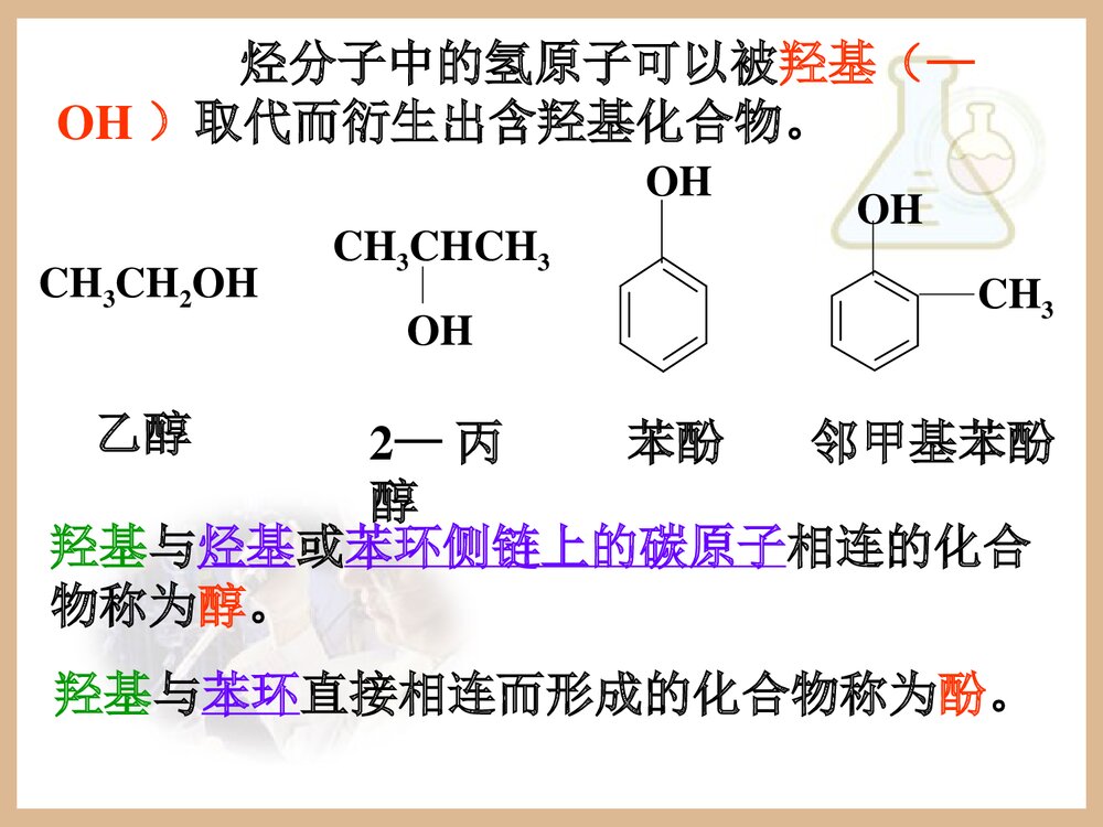 化学选修5《第三章 烃的含氧衍生物 醇酚》教学PPT课件下载3