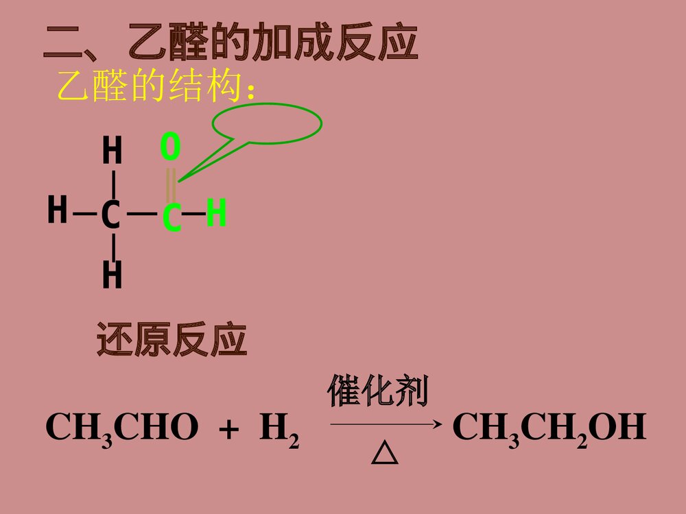 高二化学《乙醛的化学性质方程式》PPT课件下载6