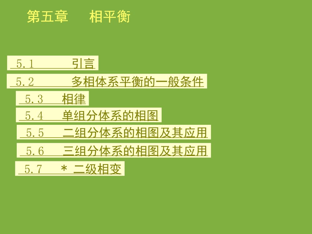 物理化学《第五章 相平衡》PPT课件下载1