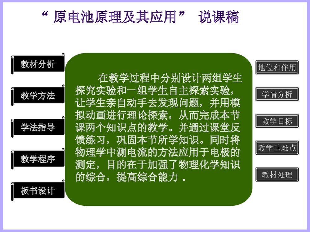高二化学原电池原理及其应用说课PPT课件8