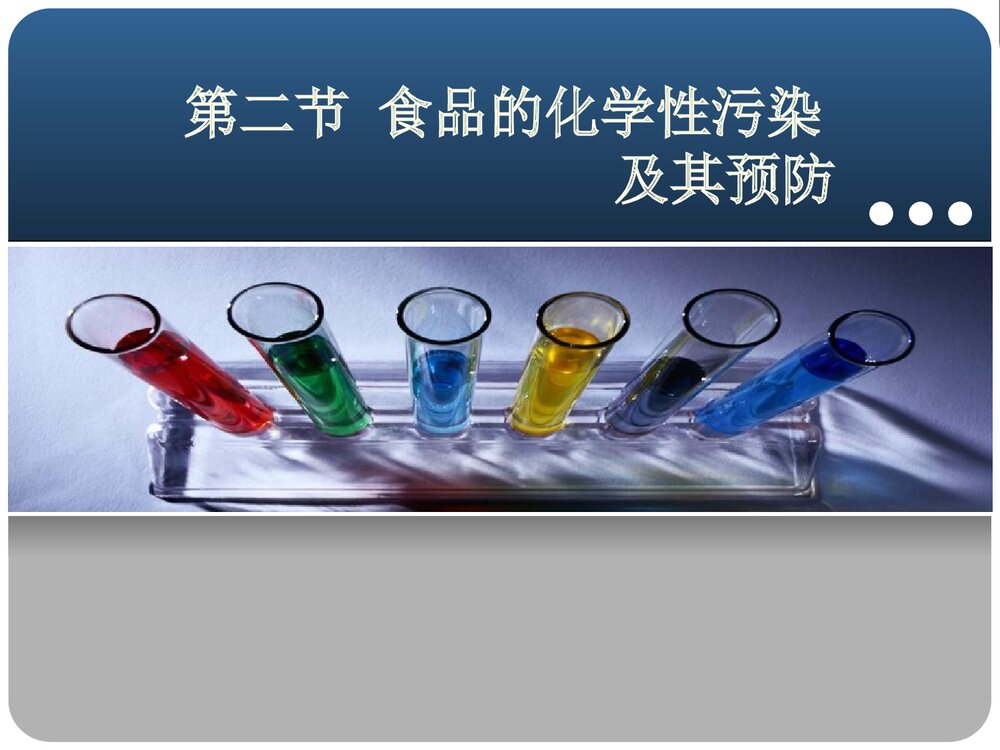 食品的化学性污染及其预防PPT课件下载1