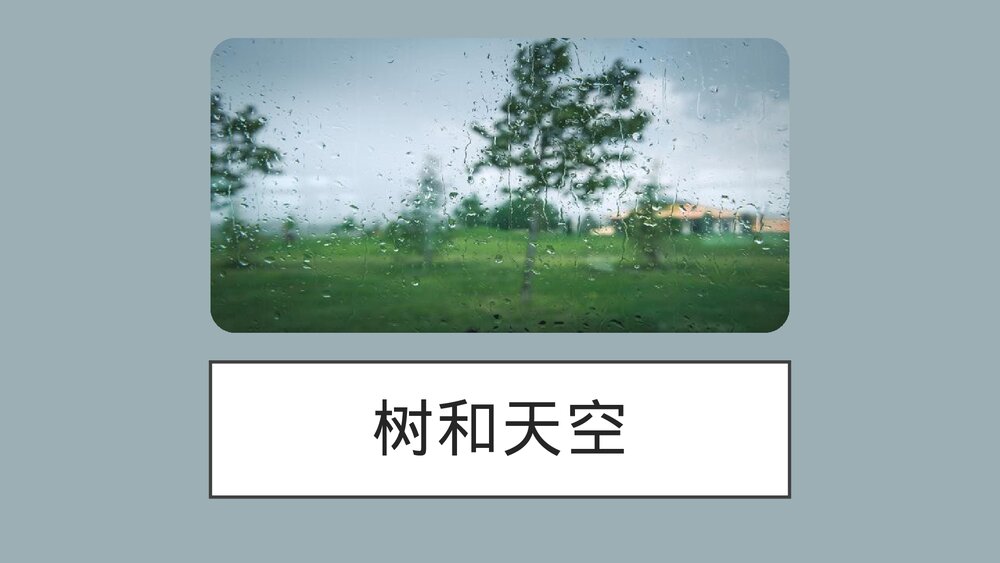 《树和天空》统编版高中语文选择性必修中册PPT课件下载1