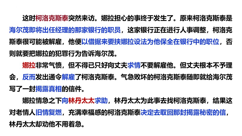 《玩偶之家》高中语文选择性必修中册PPT课件10