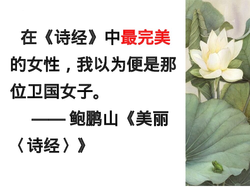 高中语文选择性必修下册《氓》PPT教学课件5