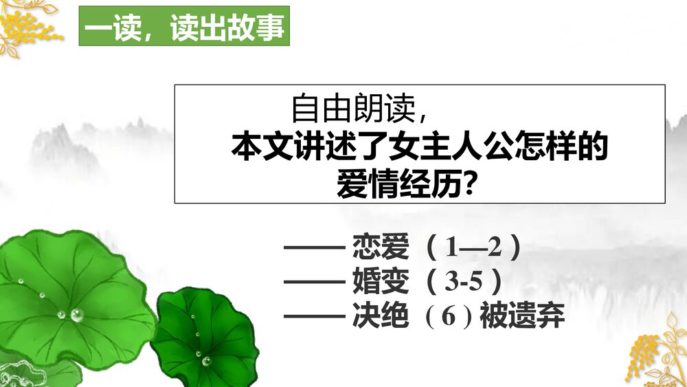 高中语文统编版选择性必修下册《氓》PPT课件3