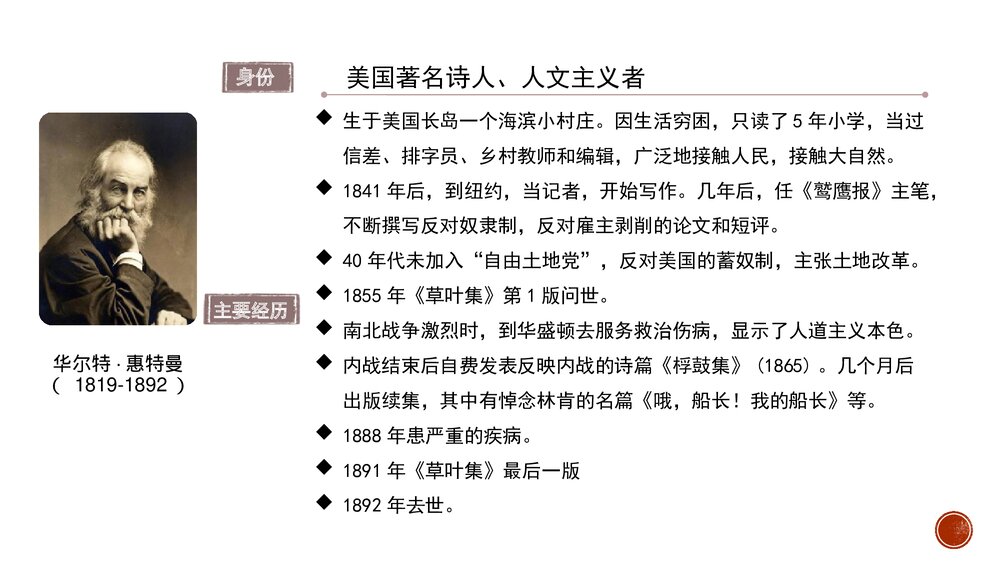 《自己之歌》统编版高中语文选择性必修中册PPT课件下载7