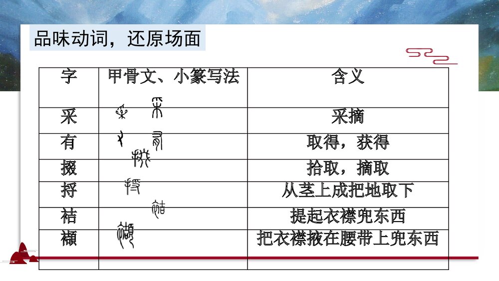 《芣苢》统编版高中语文必修一PPT课件8