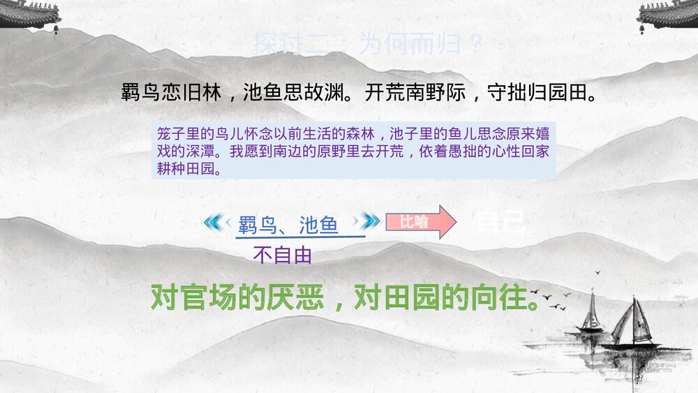 《归园田居》统编版高中语文必修一PPT课件9