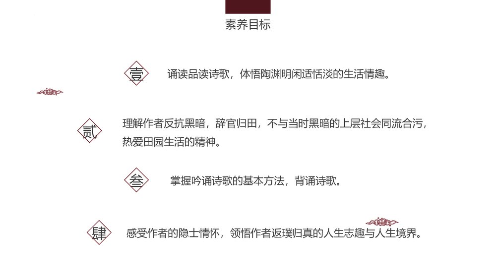 部编版高中语文必修上册《归园田居(其一)》PPT教学课件(第三单元 第7课)2