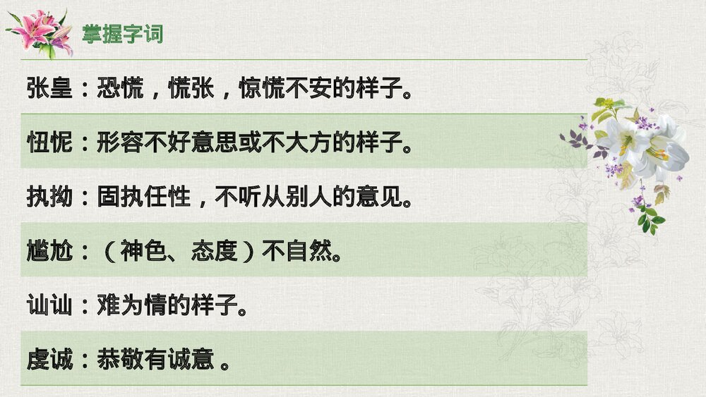 《百合花》高中语文统编版必修一PPT课件下载10