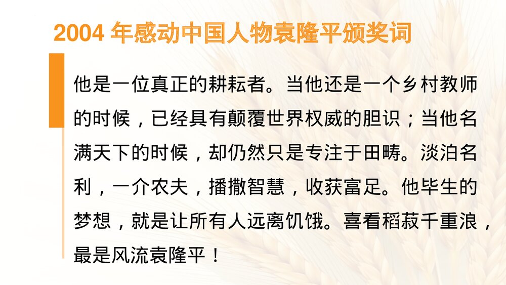 《喜看稻菽千重浪》高中语文统编版必修一PPT课件下载5