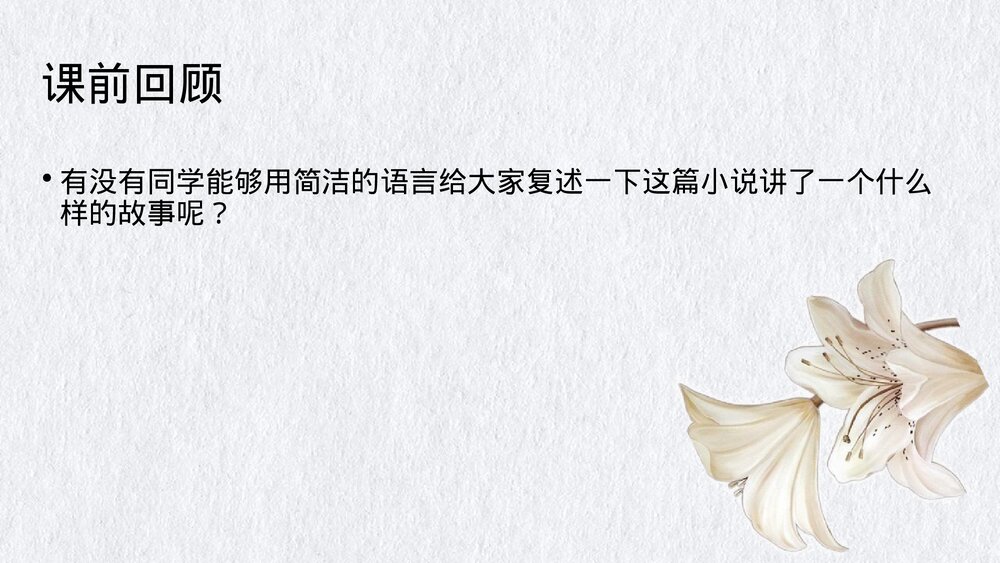 《百合花》高中语文必修一PPT课件4