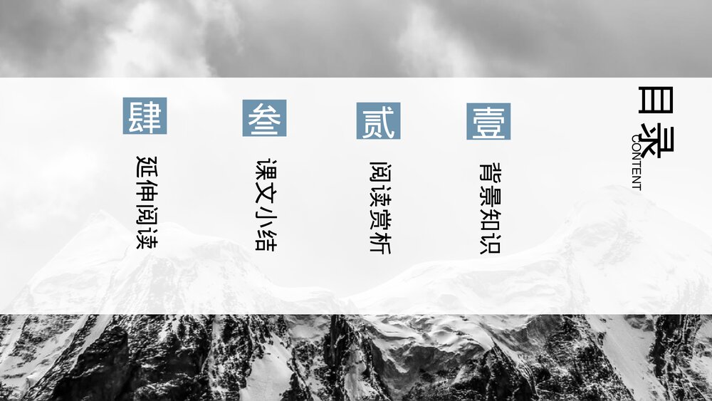 《峨日朵雪峰之侧》统编版高中语文必修一PPT课件2