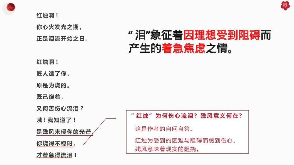 高中语文必修一《红烛》PPT教学课件下载10