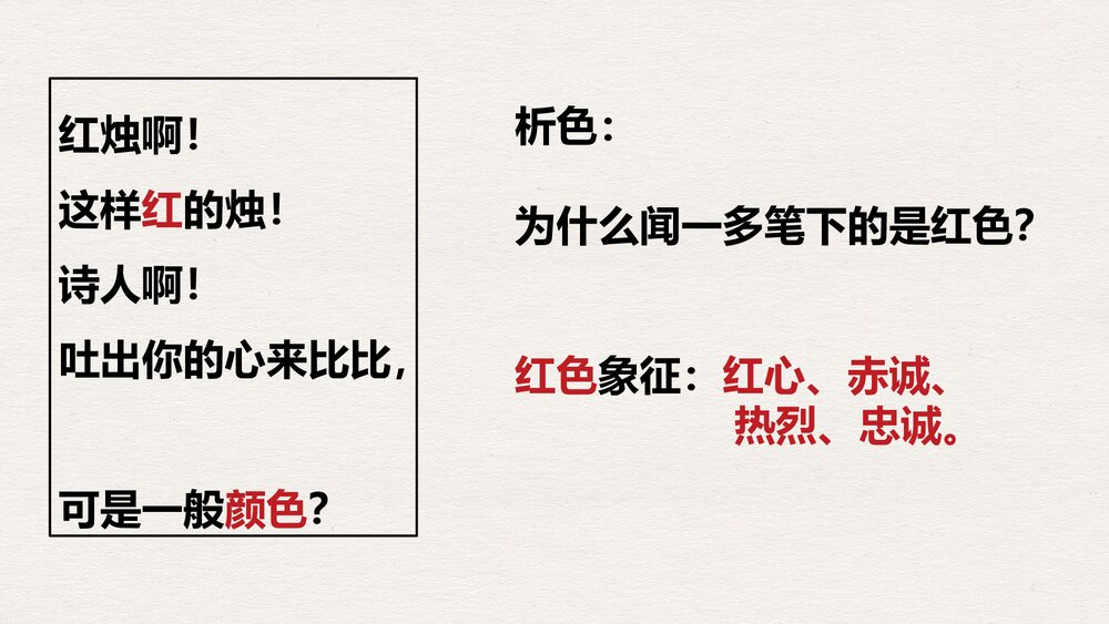 高中语文必修一《红烛》PPT课件下载8