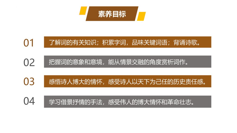 部编版高中语文必修上册《沁园春•长沙》PPT课件(第一单元·第1课)2