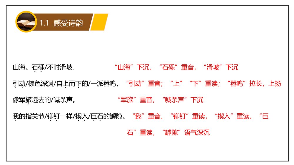 《峨日朵雪峰之侧》部编版高中语文必修上册PPT课件下载9