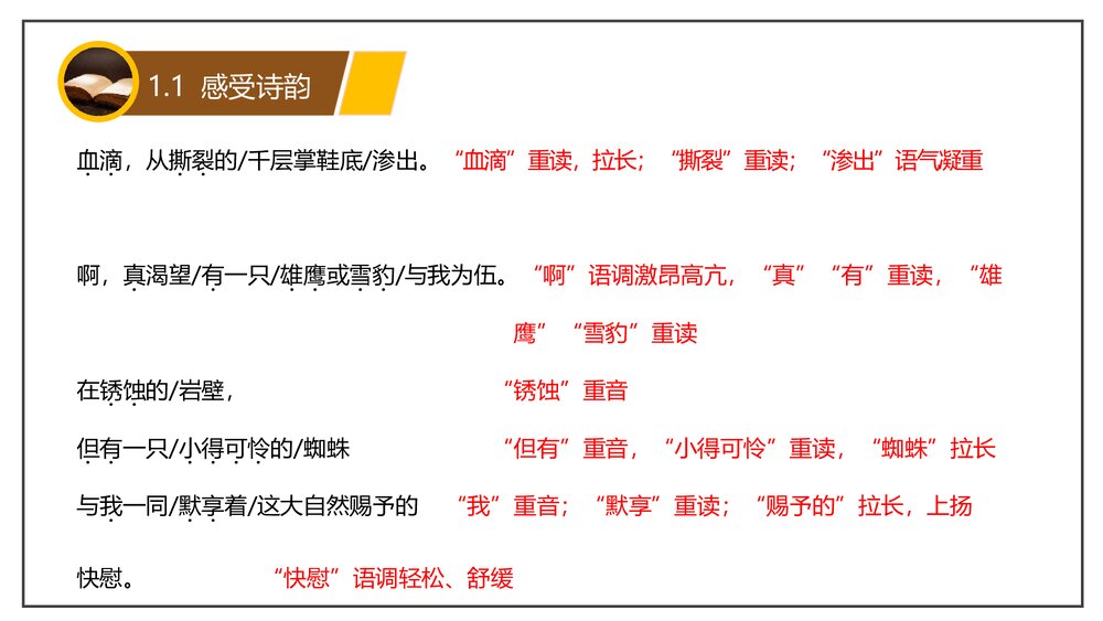 《峨日朵雪峰之侧》部编版高中语文必修上册PPT课件下载10