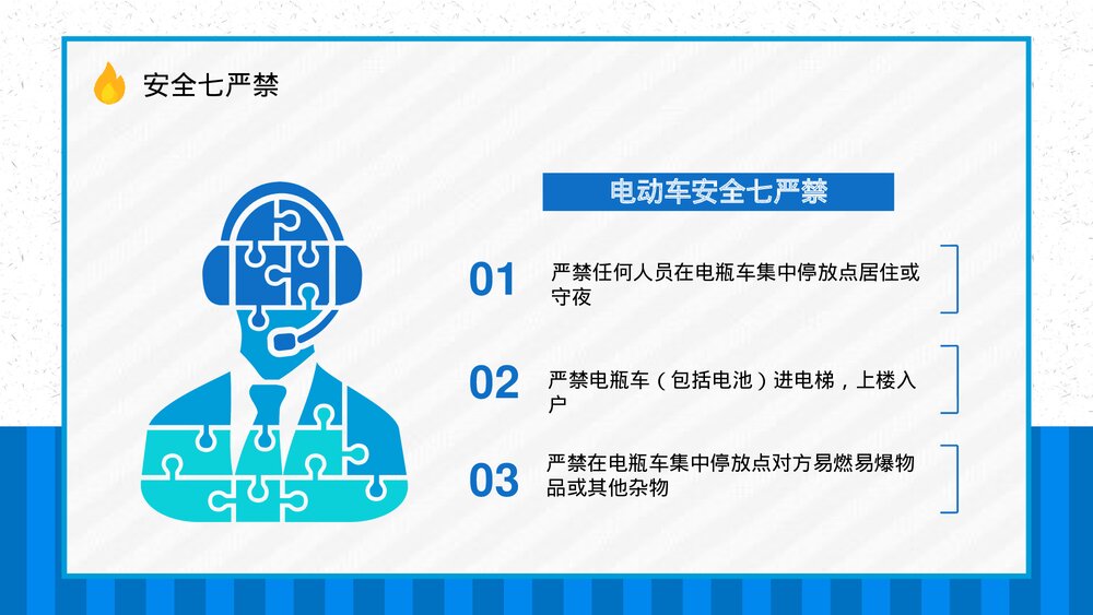 小区电动车消防安全五条七严禁防范知识电瓶车充电注意事项了解常识PPT课件4