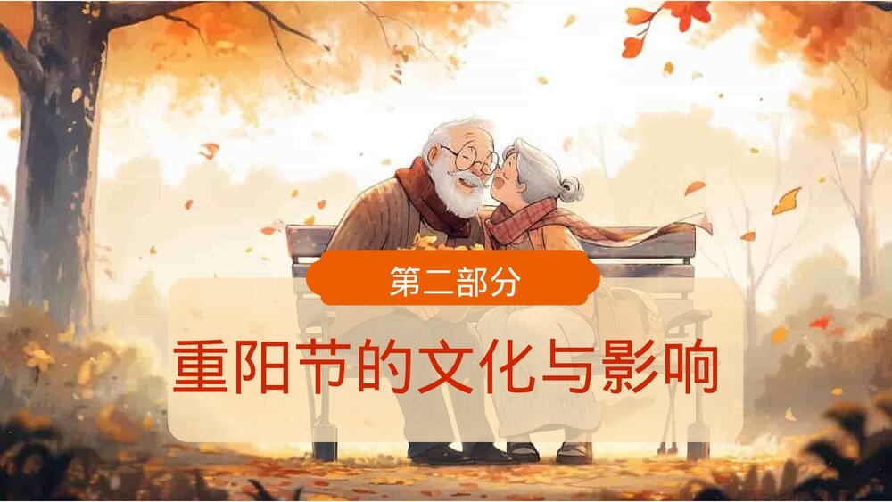 九九重阳节浓浓敬老情PPT课件6